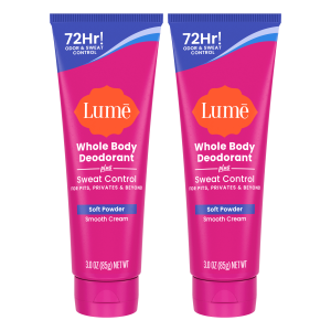 Soft Powder | Cream Deodorant + Sweat Control 2-Pack