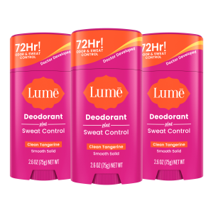 Clean Tangerine | Sweat Control Solid Deodorant 3-Pack
