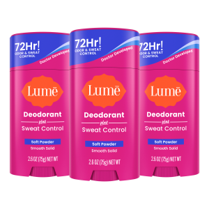 Soft Powder | Sweat Control Solid Deodorant 3-Pack